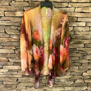 Chenault Multicolor Patterned Kimono